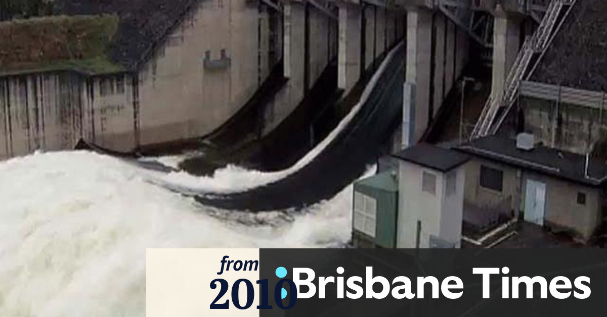 Video Wivenhoe Dam reaches capacity